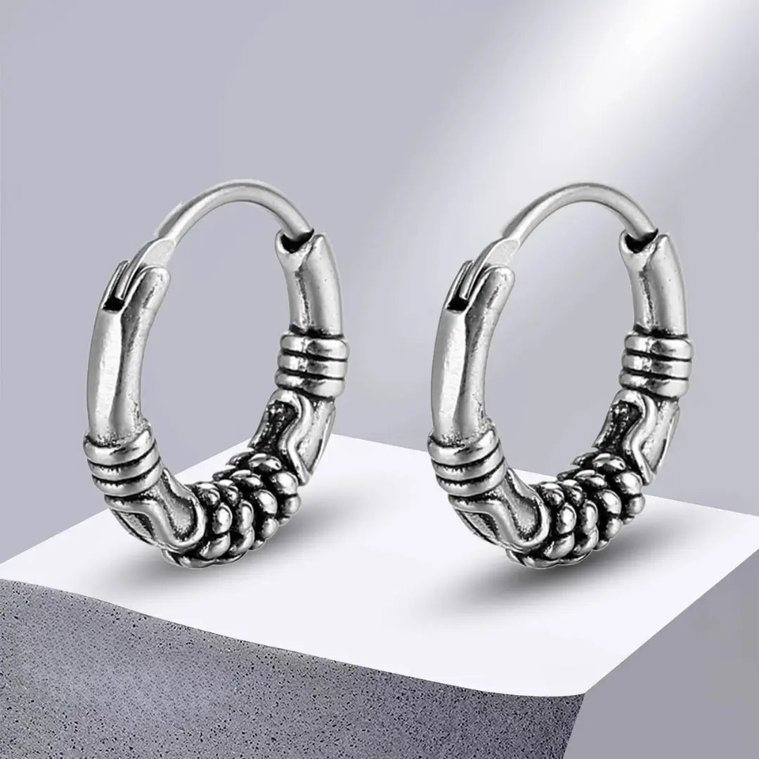 Brinco Masculino Argola em Aço Orpheus (Par)