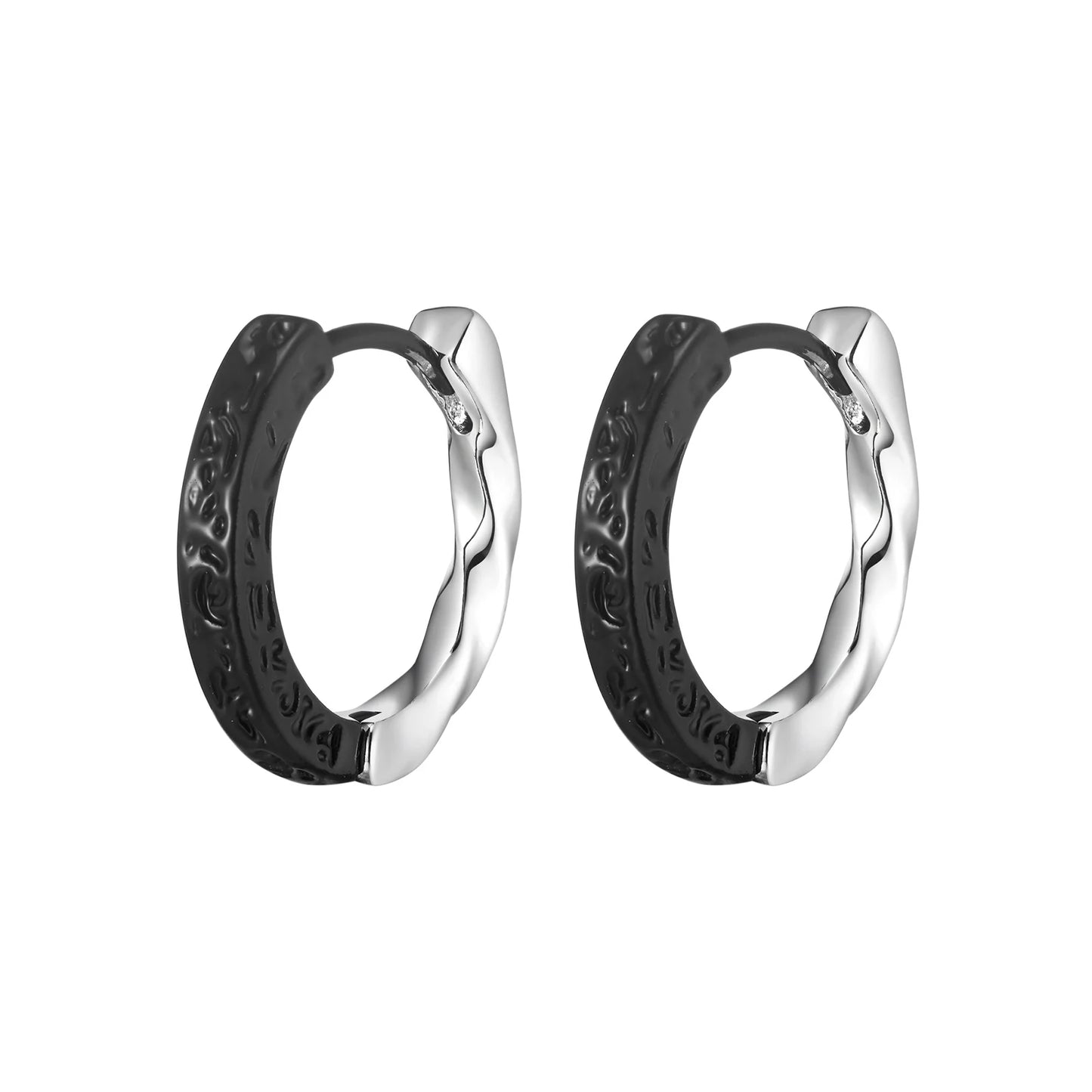 Brinco Masculino Argola em Aço Stylish (Par)