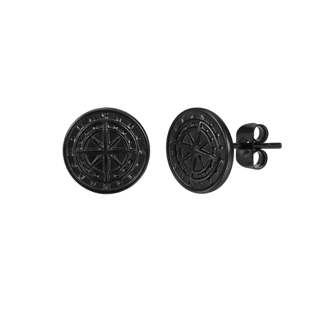 Brinco Masculino em Aço Compass (Par)