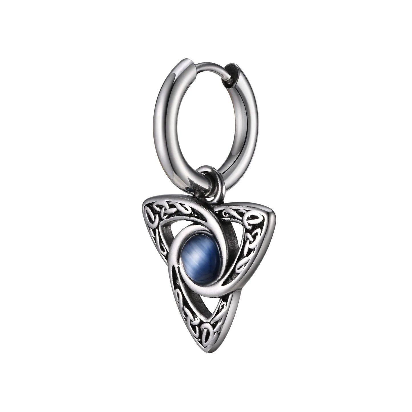 Brinco Masculino em Aço Retro Celtic