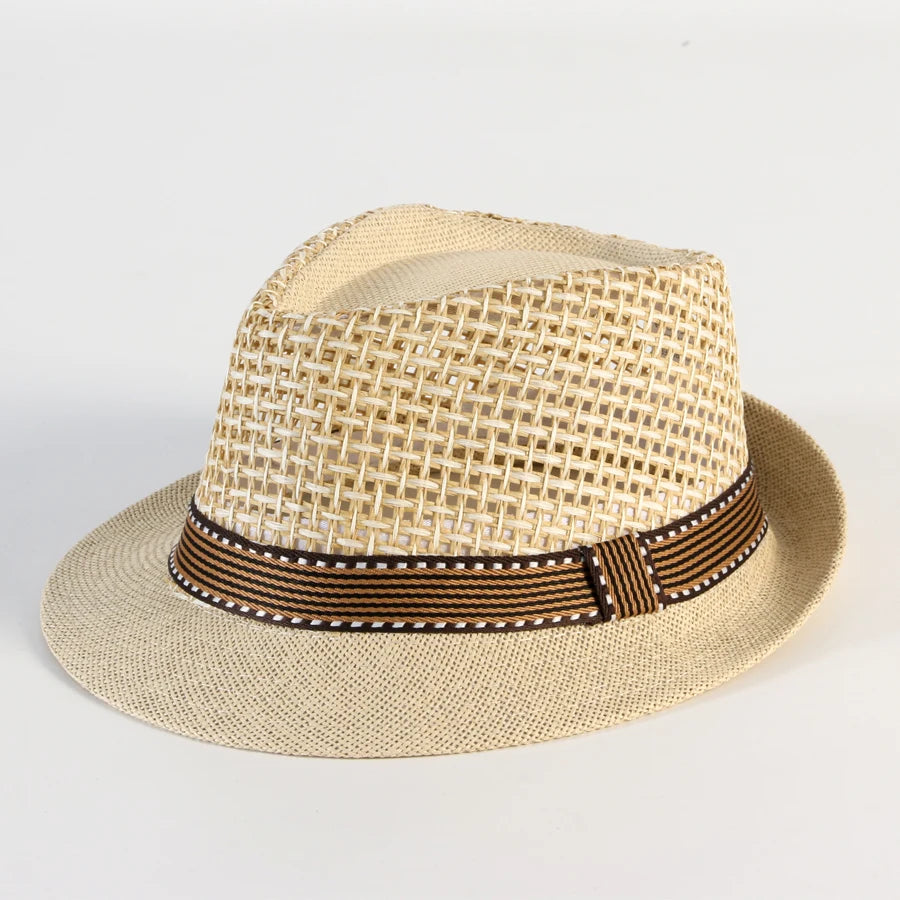 Chapéu Masculino Fedora Straw