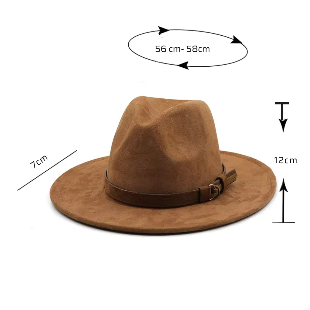Chapéu Masculino com Proteção UV Suede Jazz