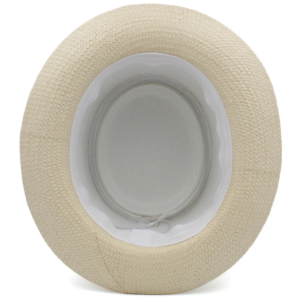 Chapéu Masculino de Palha Fedora Premium6