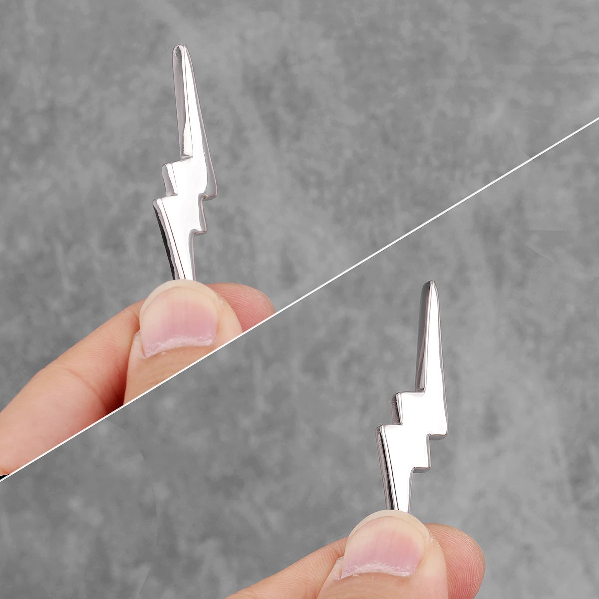 Colar Masculino em Aço Inox Lightning