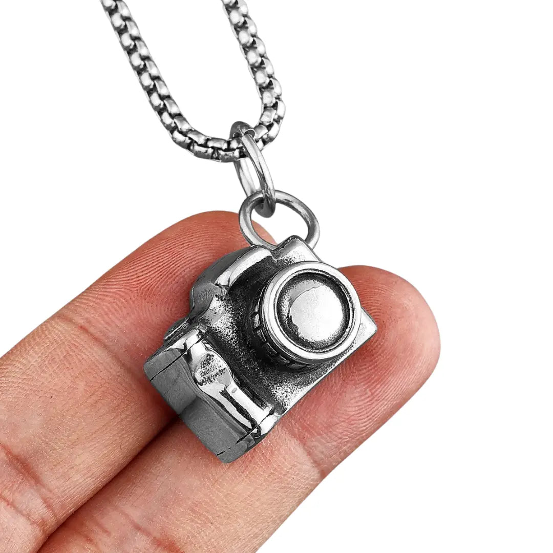 Colar Masculino em Aço Inox Photographer