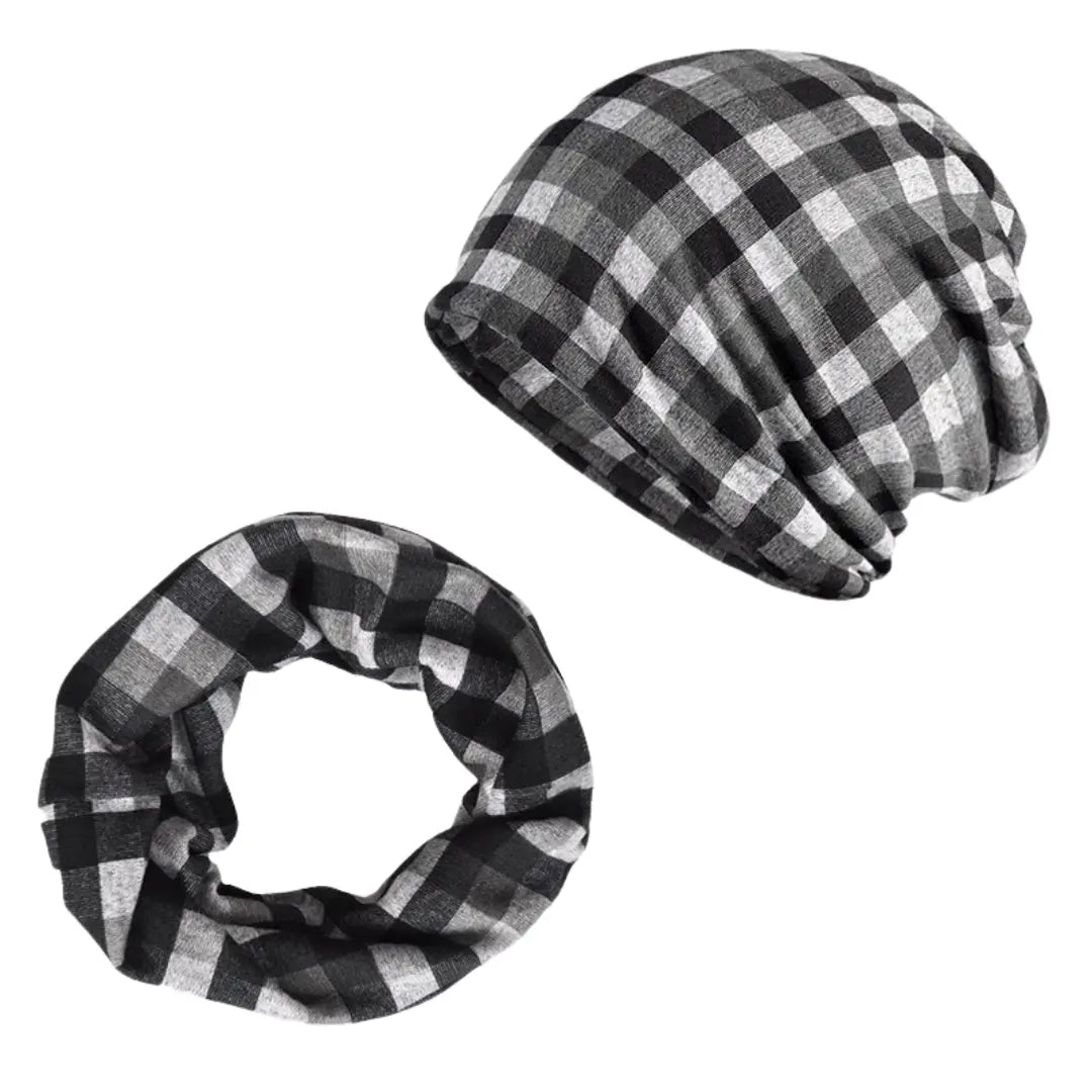 Gorro 2 em 1 Cachecol Masculino Versa