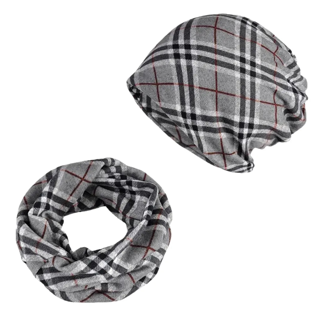 Gorro 2 em 1 Cachecol Masculino Versa