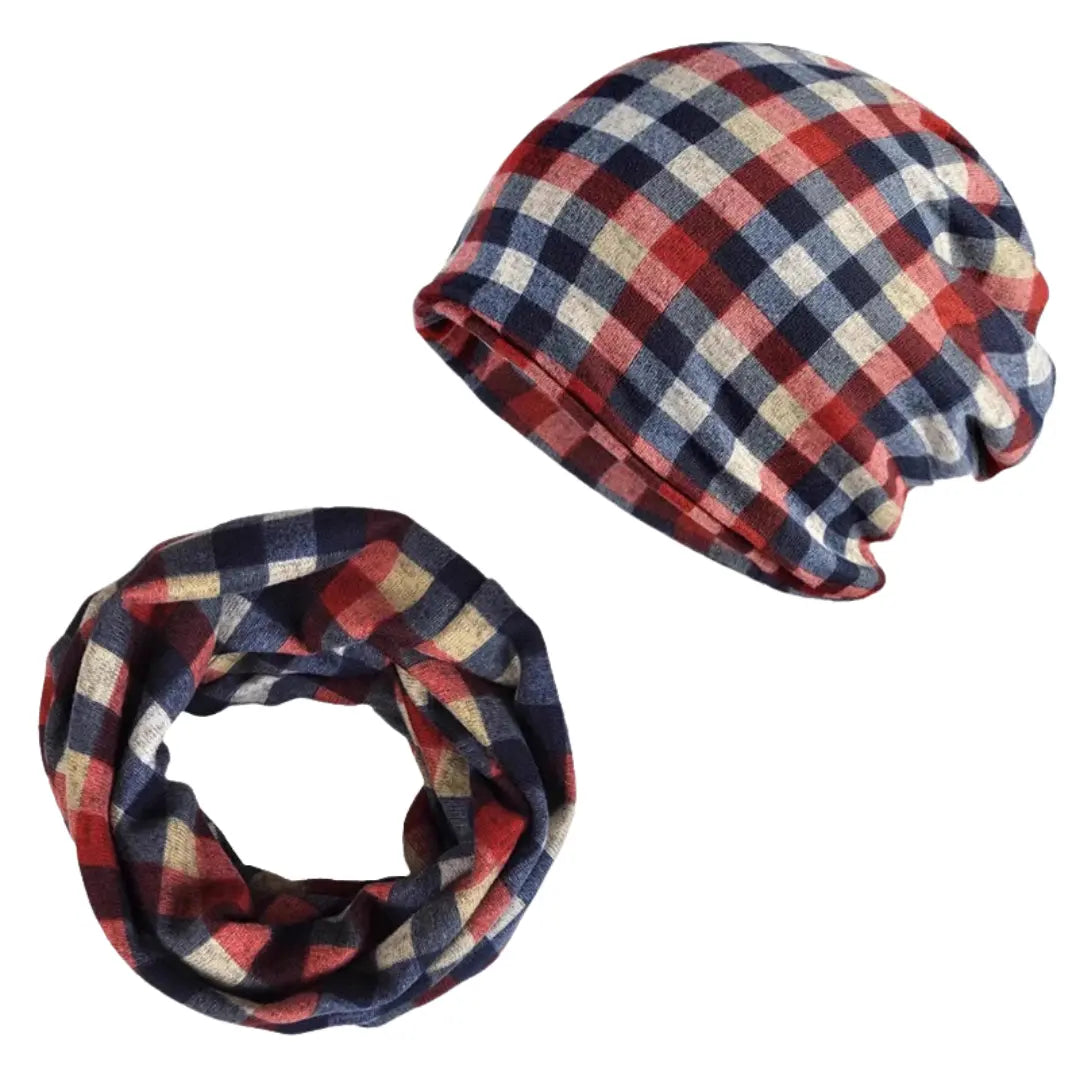 Gorro 2 em 1 Cachecol Masculino Versa