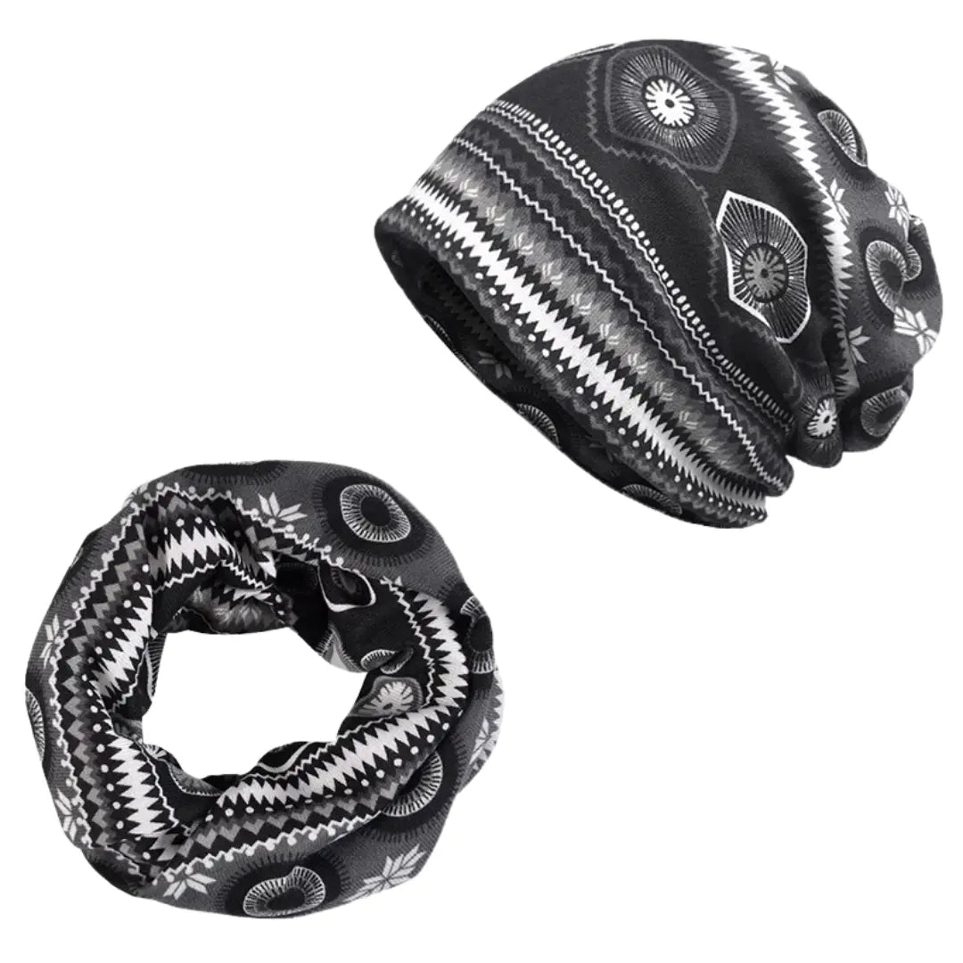 Gorro 2 em 1 Cachecol Masculino Versa