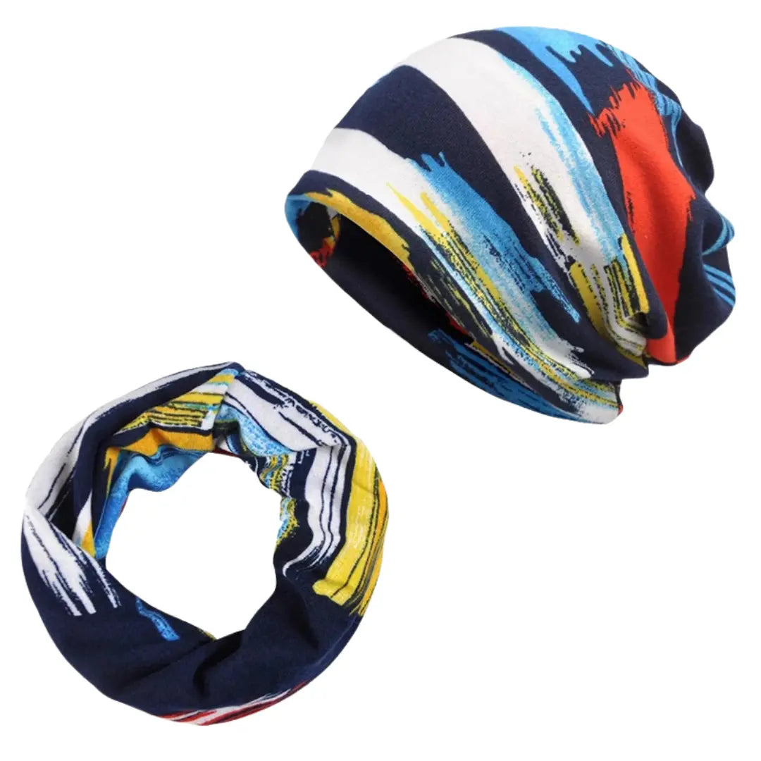 Gorro 2 em 1 Cachecol Masculino Versa