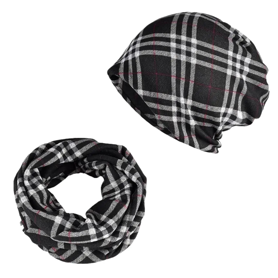 Gorro 2 em 1 Cachecol Masculino Versa