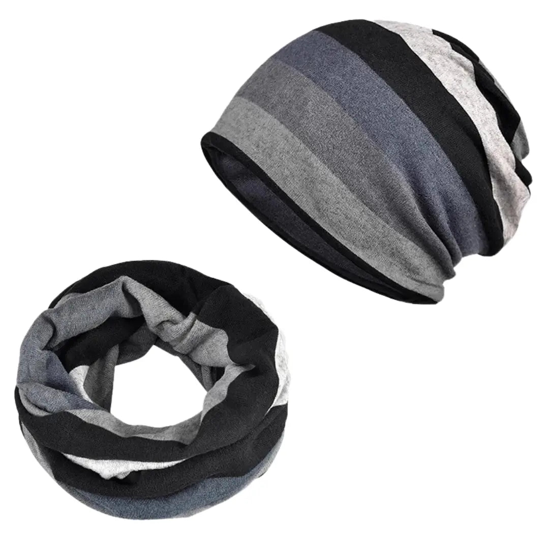 Gorro 2 em 1 Cachecol Masculino Versa