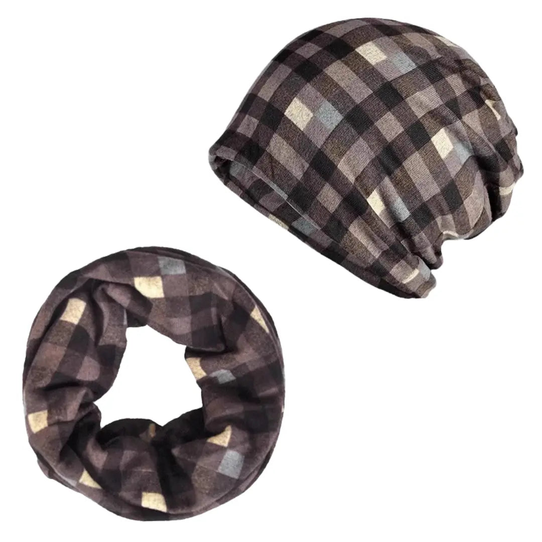Gorro 2 em 1 Cachecol Masculino Versa