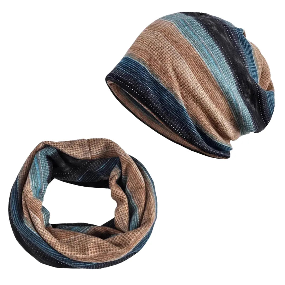 Gorro 2 em 1 Cachecol Masculino Versa