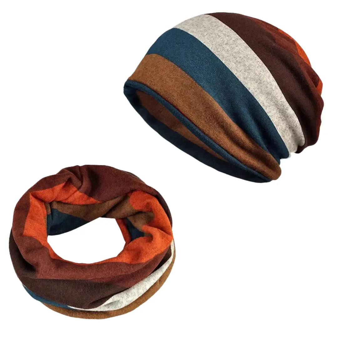 Gorro 2 em 1 Cachecol Masculino Versa