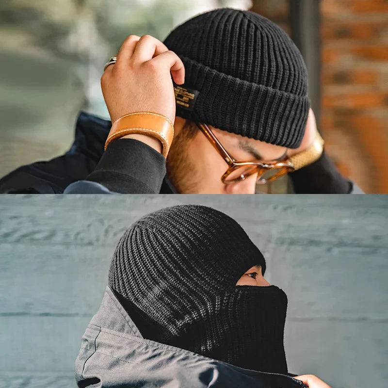 Gorro Masculino 2 em 1 Beanie Skullie