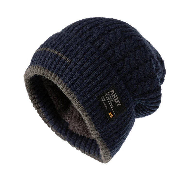 Gorro Masculino Tricotado Inverno 2025 Army