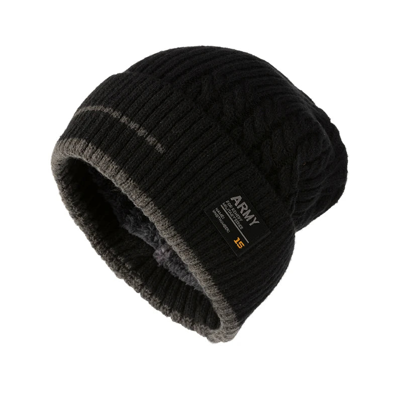 Gorro Masculino Tricotado Inverno 2025 Army