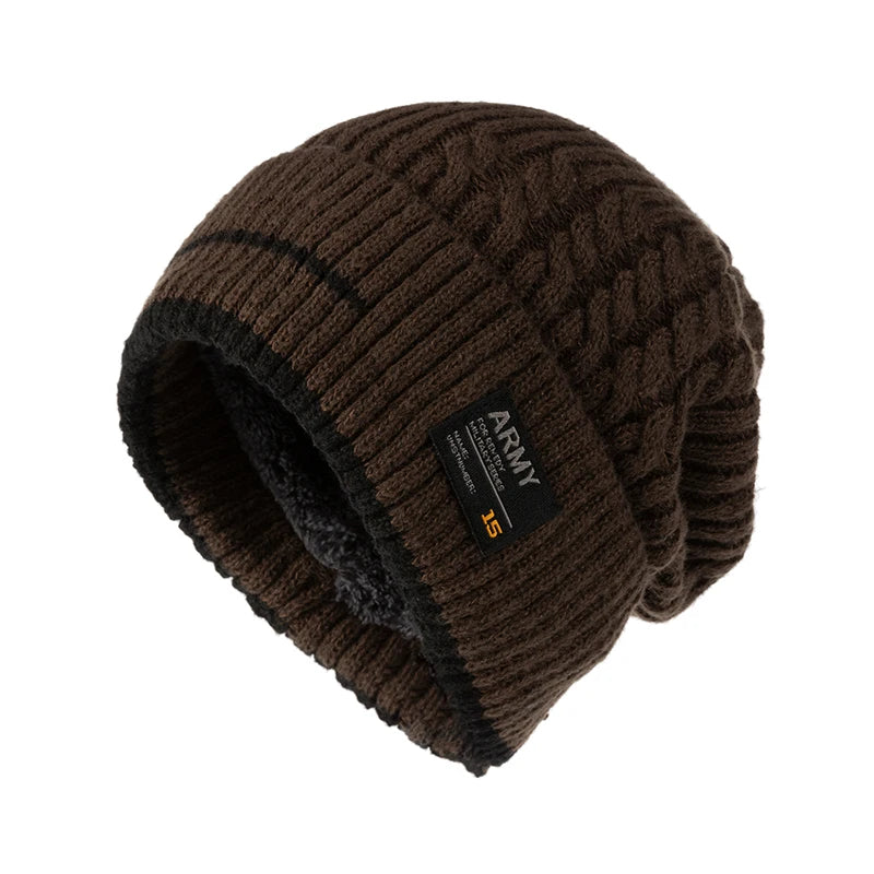 Gorro Masculino Tricotado Inverno 2025 Army