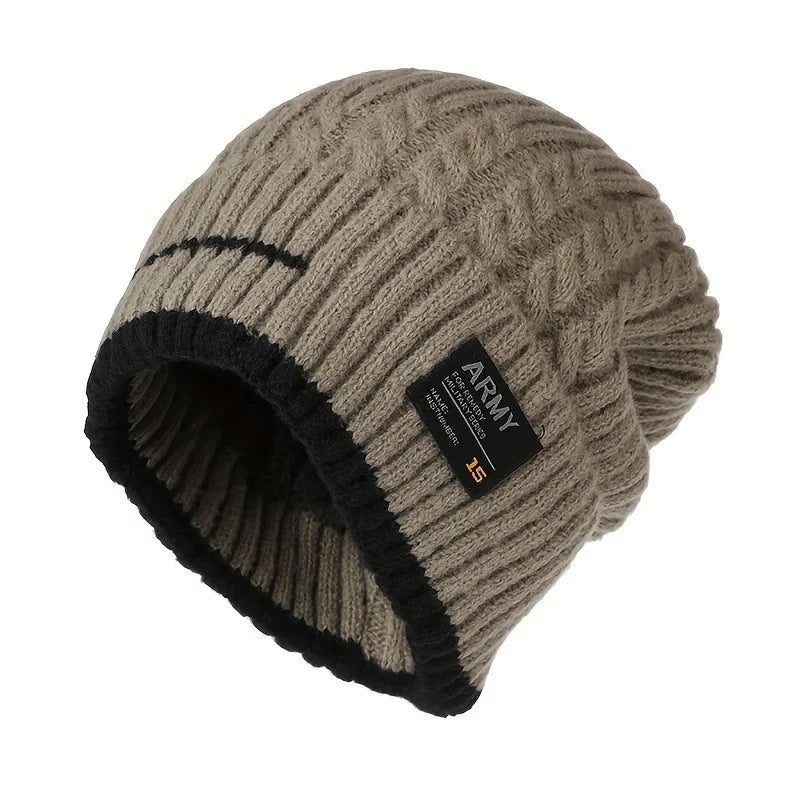 Gorro Masculino Tricotado Inverno 2025 Army