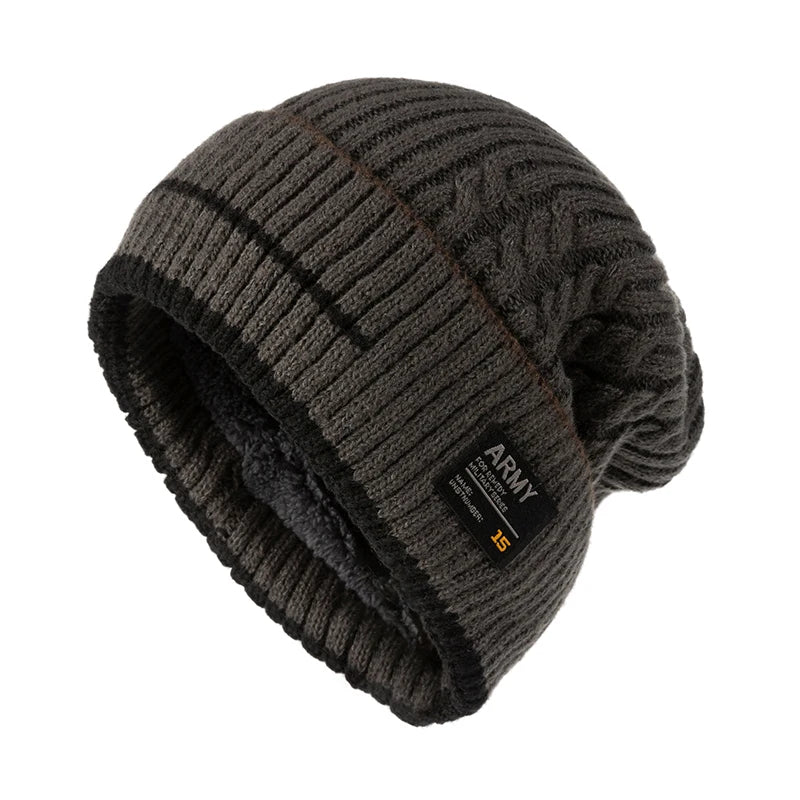 Gorro Masculino Tricotado Inverno 2025 Army
