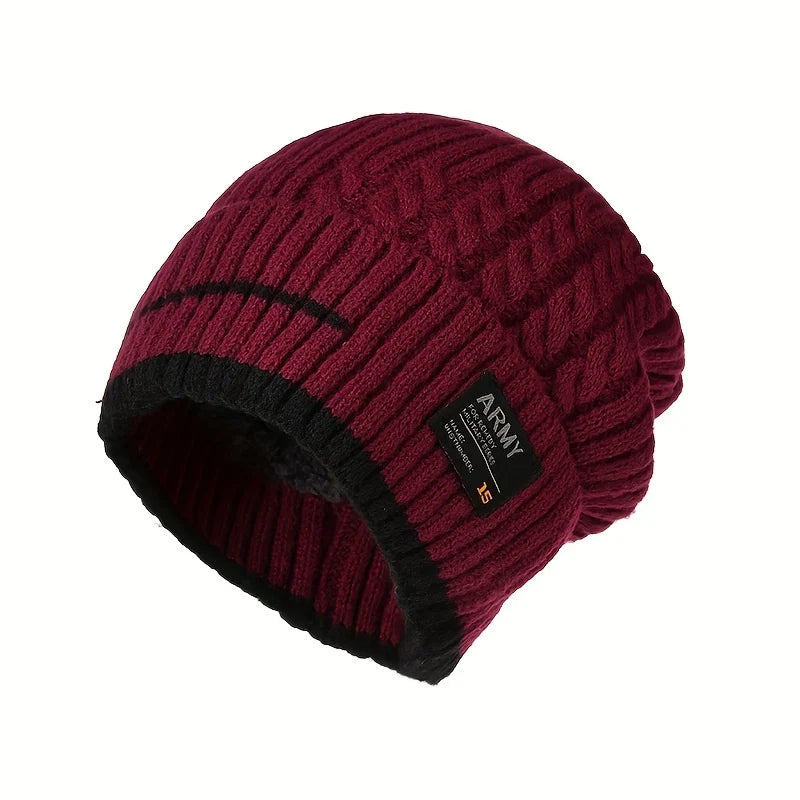 Gorro Masculino Tricotado Inverno 2025 Army