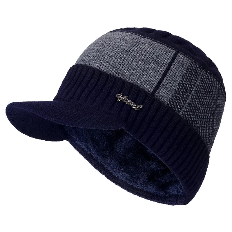Gorro Masculino de Inverno Fur Lined