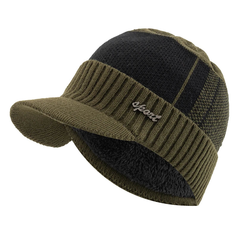 Gorro Masculino de Inverno Fur Lined