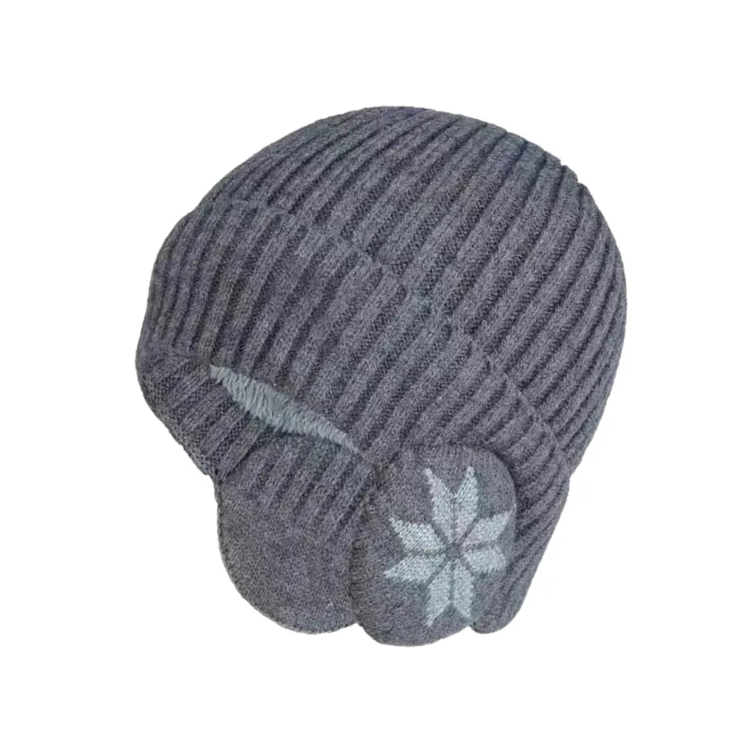 Gorro Unissex Tricotado Quentinho Snowflake
