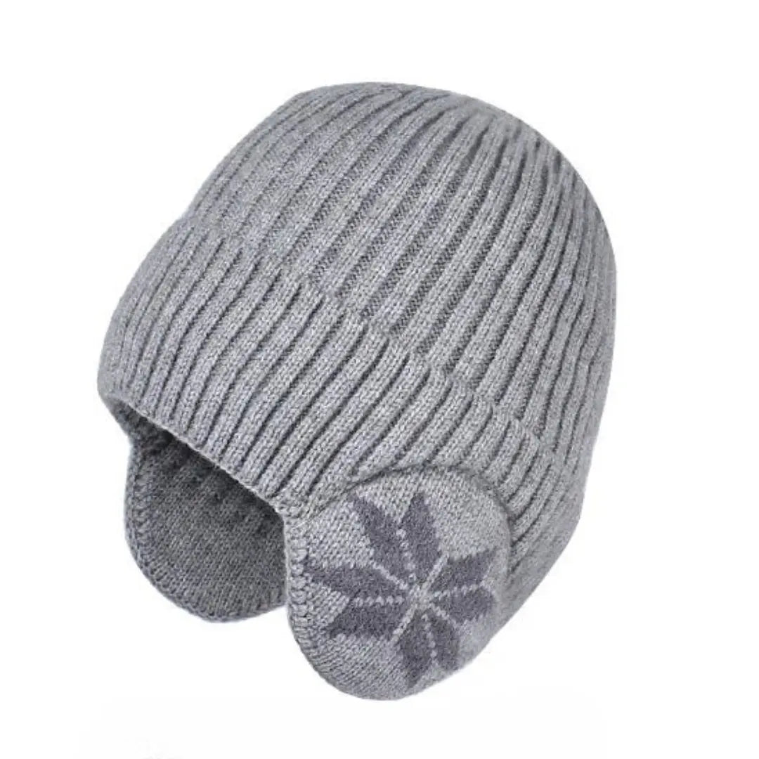 Gorro Unissex Tricotado Quentinho Snowflake