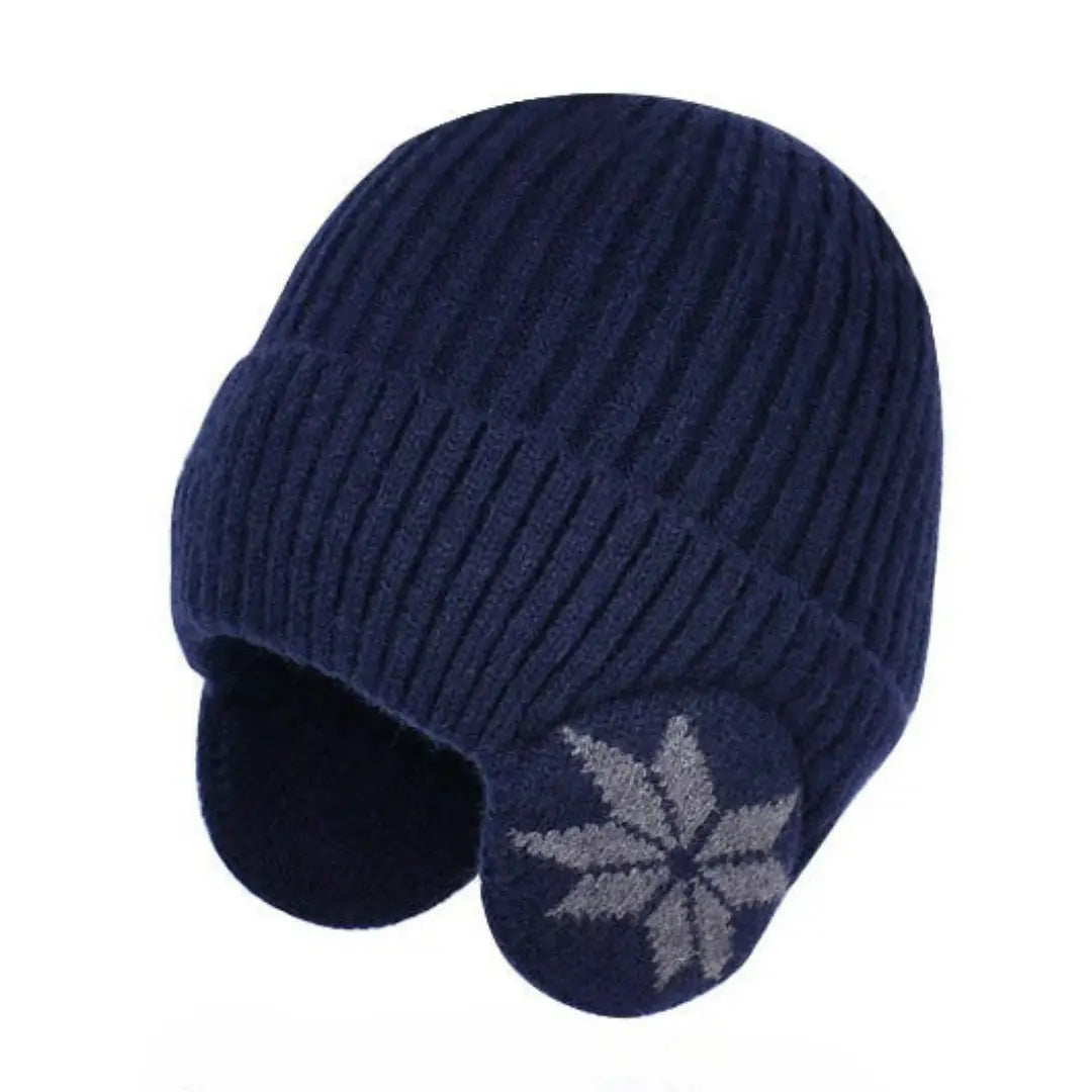 Gorro Unissex Tricotado Quentinho Snowflake