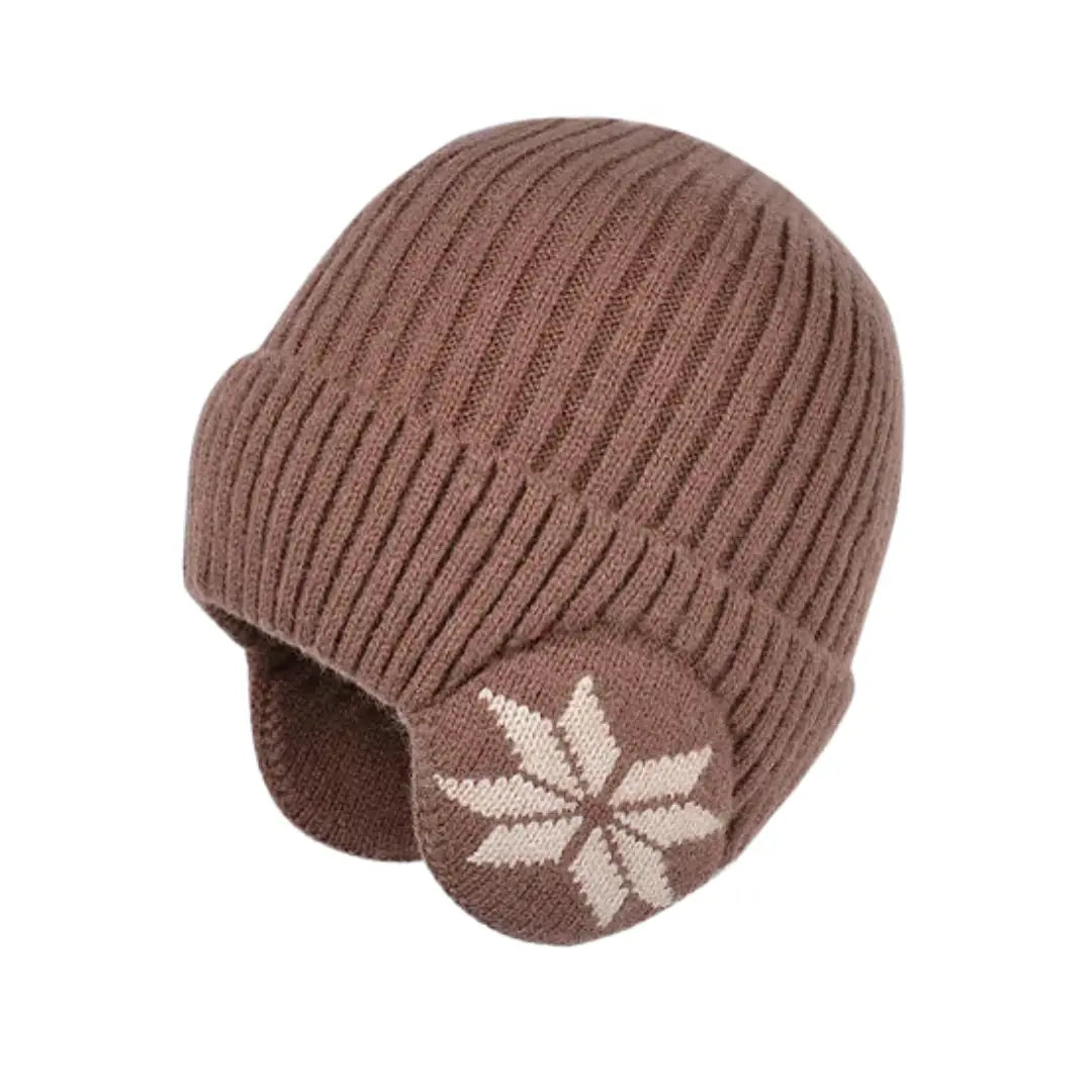 Gorro Unissex Tricotado Quentinho Snowflake