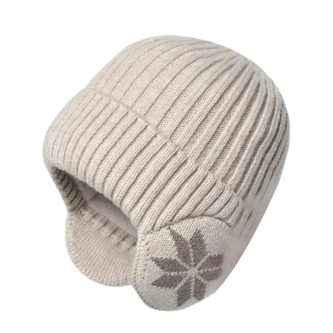 Gorro Unissex Tricotado Quentinho Snowflake