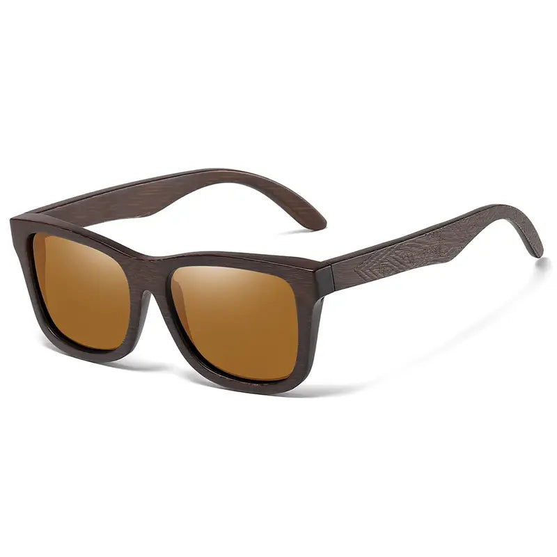 Óculos de Sol Haste Madeira Masculino Marrom - Orion