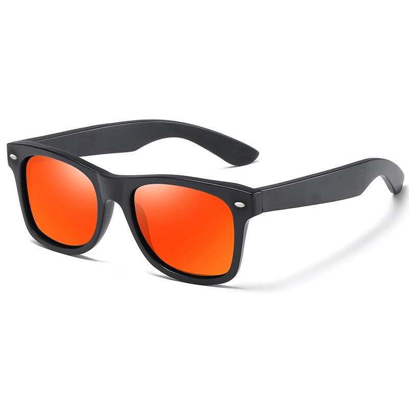 Óculos de Sol Haste Madeira Masculino Vermelho- Orion