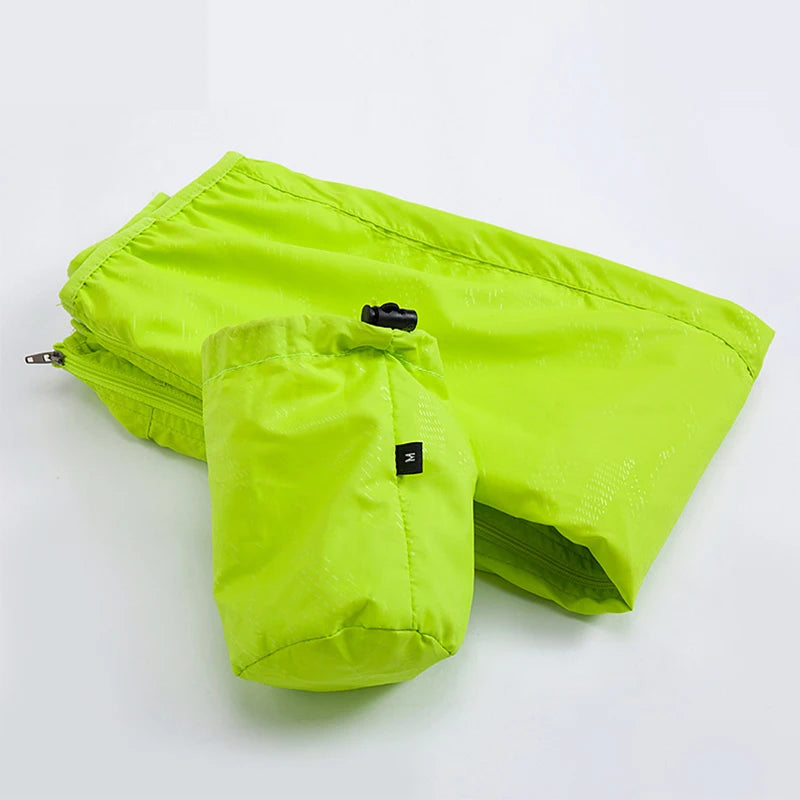 Jaqueta Masculina Corta Vento Impermeável com Zíper e Bolso
