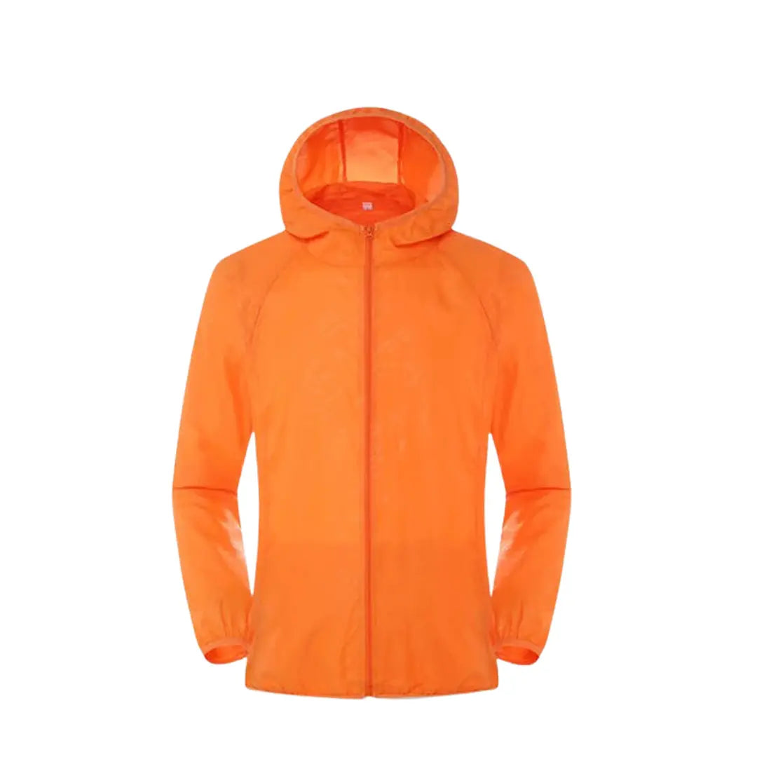 Jaqueta Masculina Corta Vento Impermeável com Zíper e Bolso