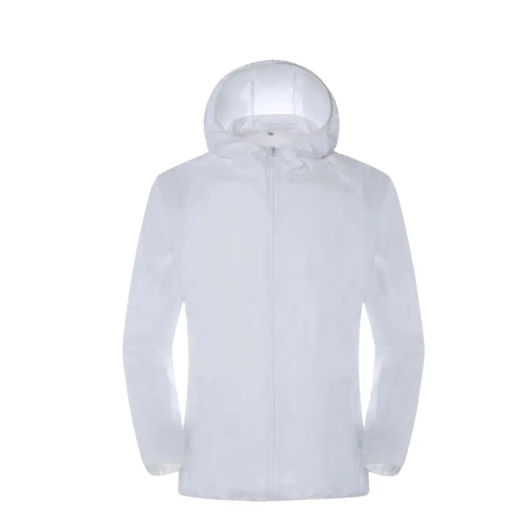 Jaqueta Masculina Corta Vento Impermeável com Zíper e Bolso