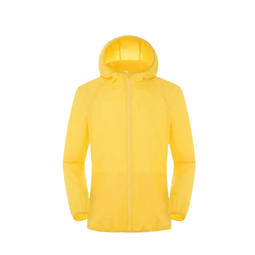 Jaqueta Masculina Corta Vento Impermeável com Zíper e Bolso