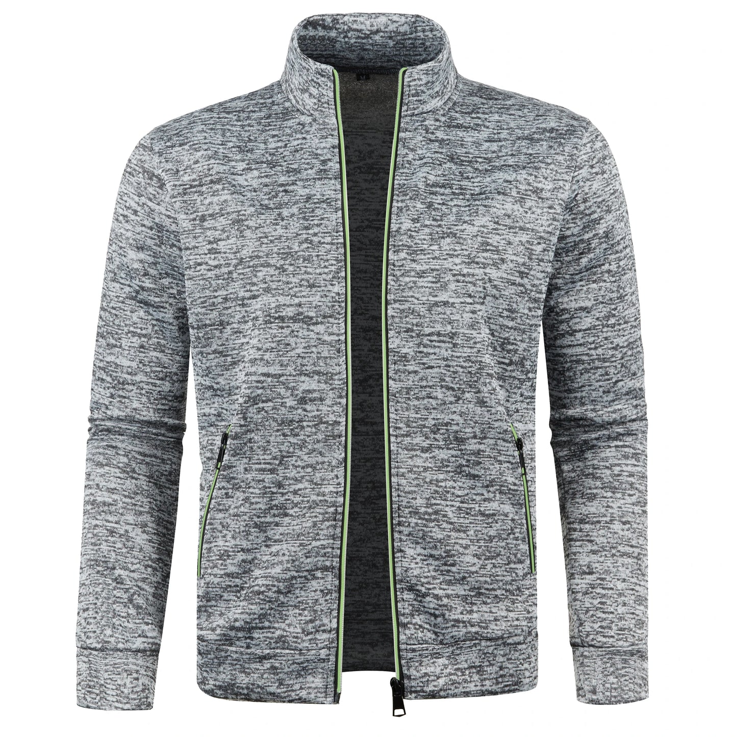 Jaqueta Masculina Estilo Cardigan com Zíper Jack