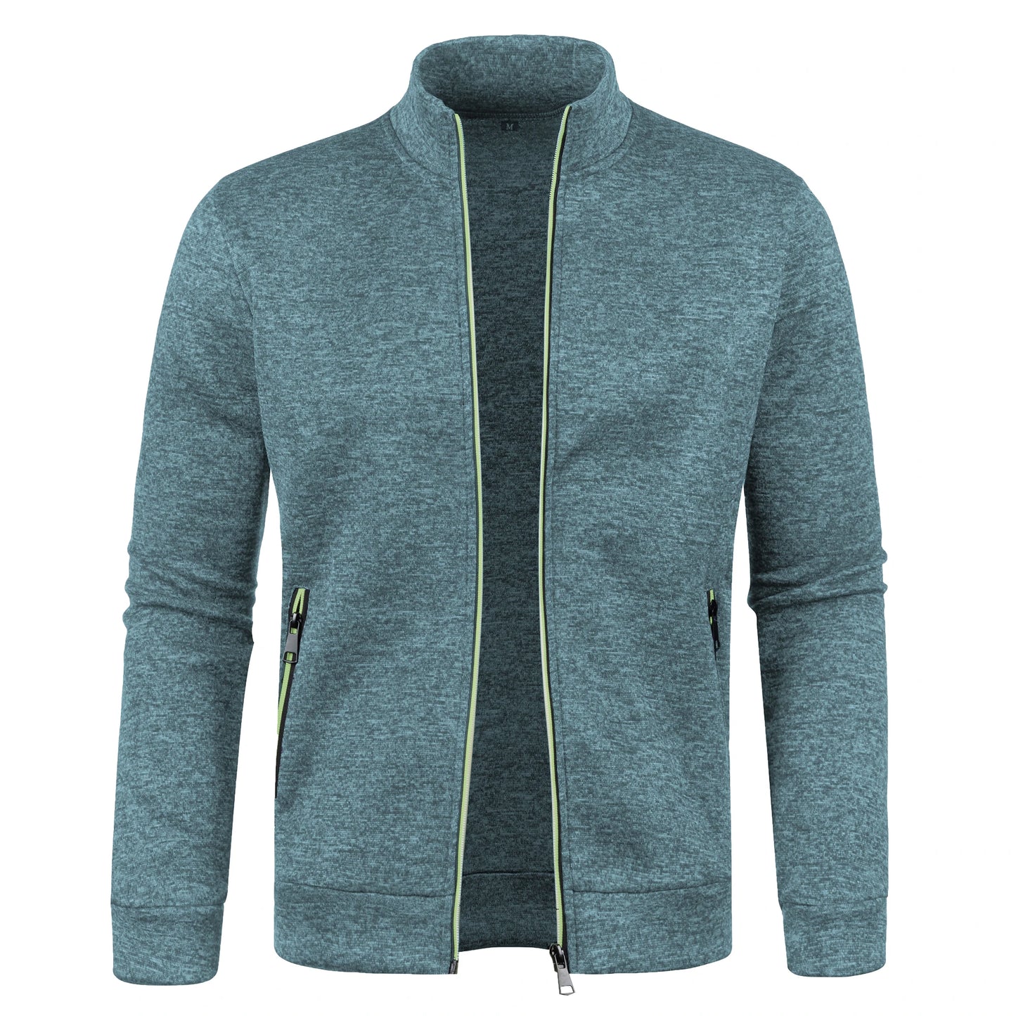 Jaqueta Masculina Estilo Cardigan com Zíper Jack