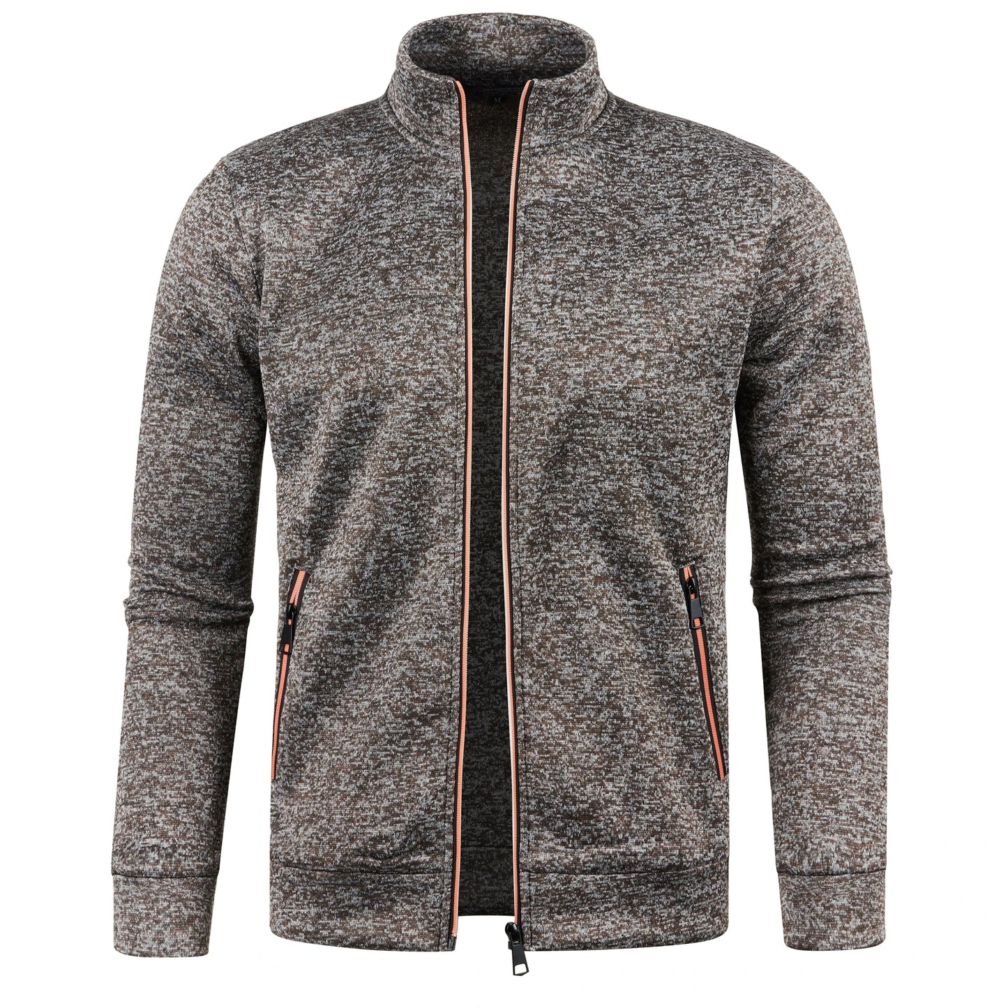Jaqueta Masculina Estilo Cardigan com Zíper Jack
