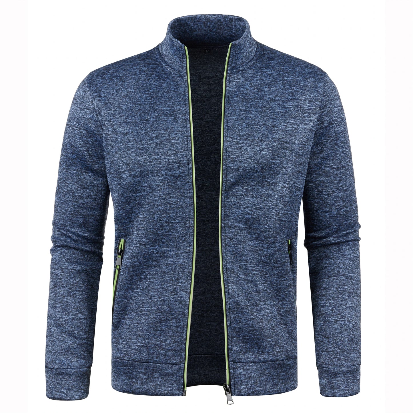 Jaqueta Masculina Estilo Cardigan com Zíper Jack