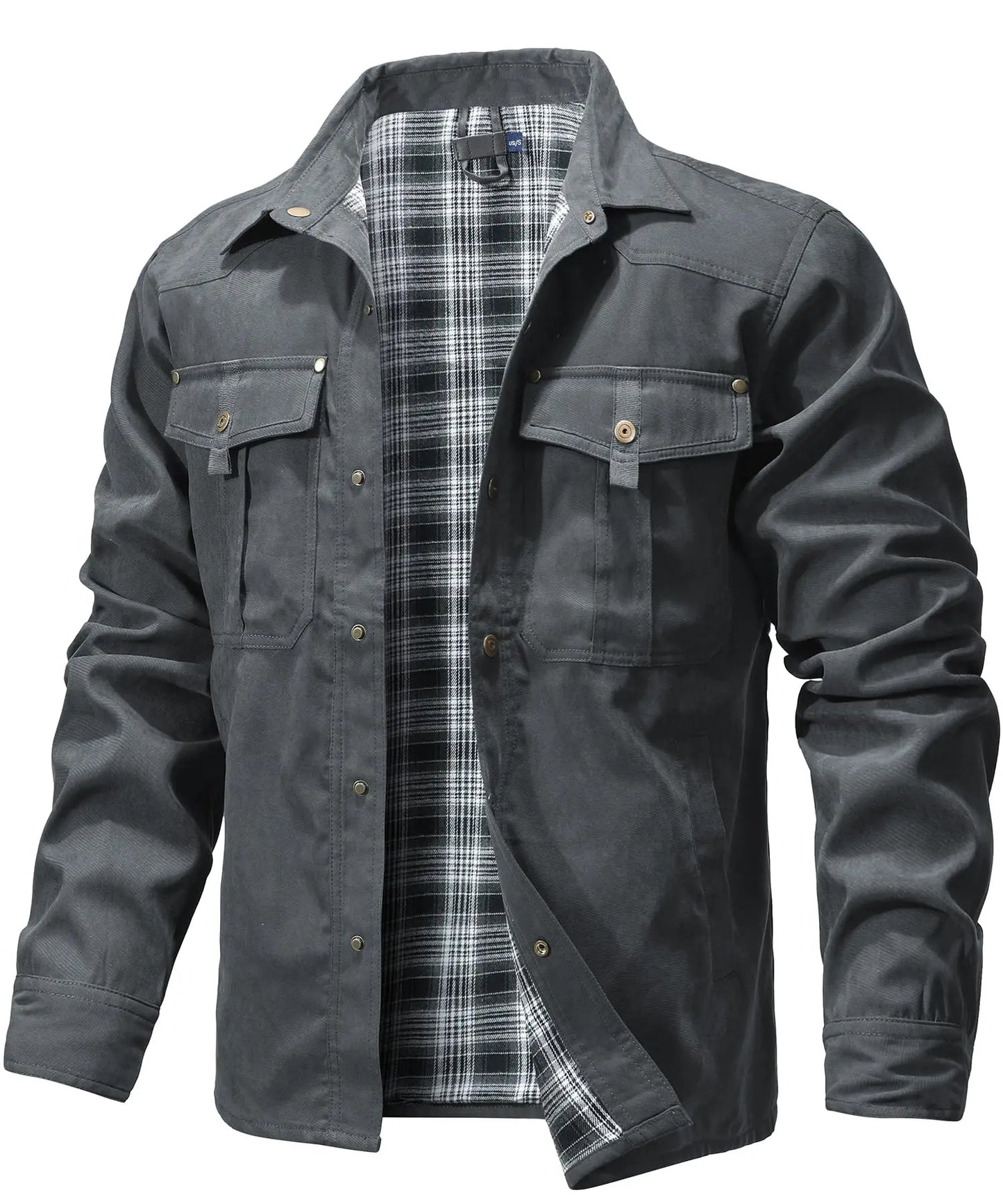 Jaqueta Masculina Forrada Xadrez