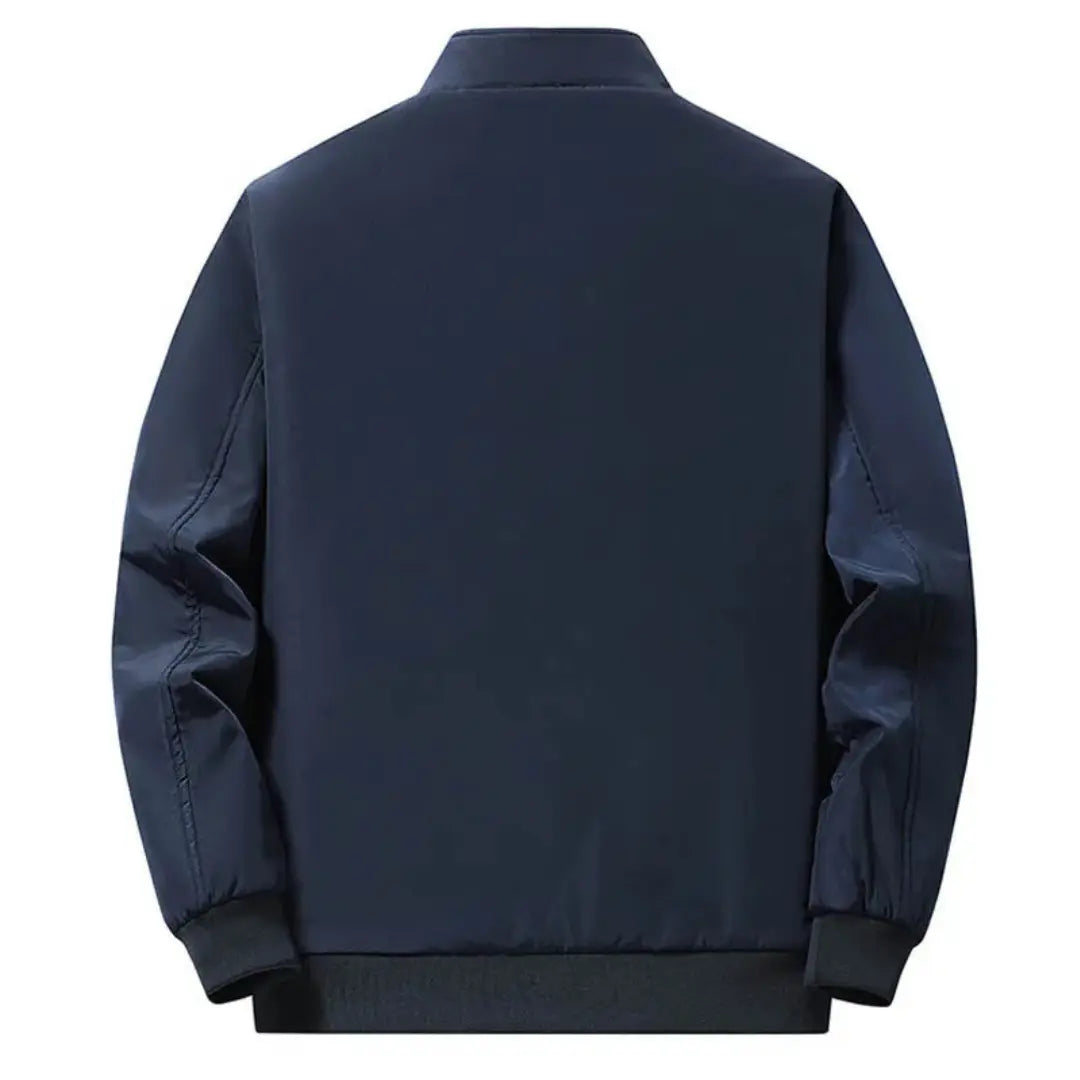 Jaqueta Masculina Impermeável Forrada com Zíper Winter