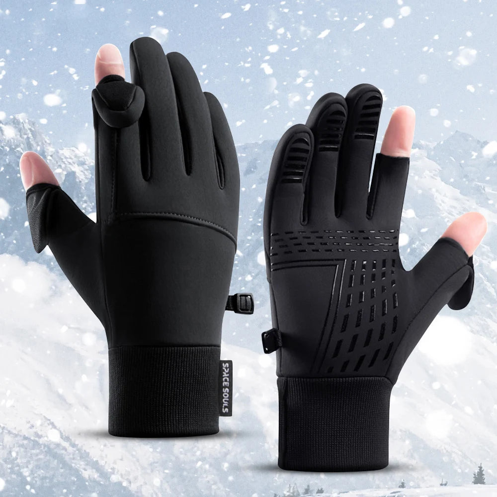 Luva Masculina de Inverno Impermeável e Antiderrapante