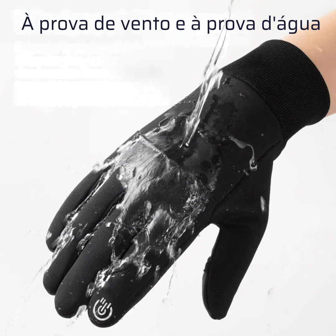 Luva Masculina de Inverno Impermeável e Antiderrapante