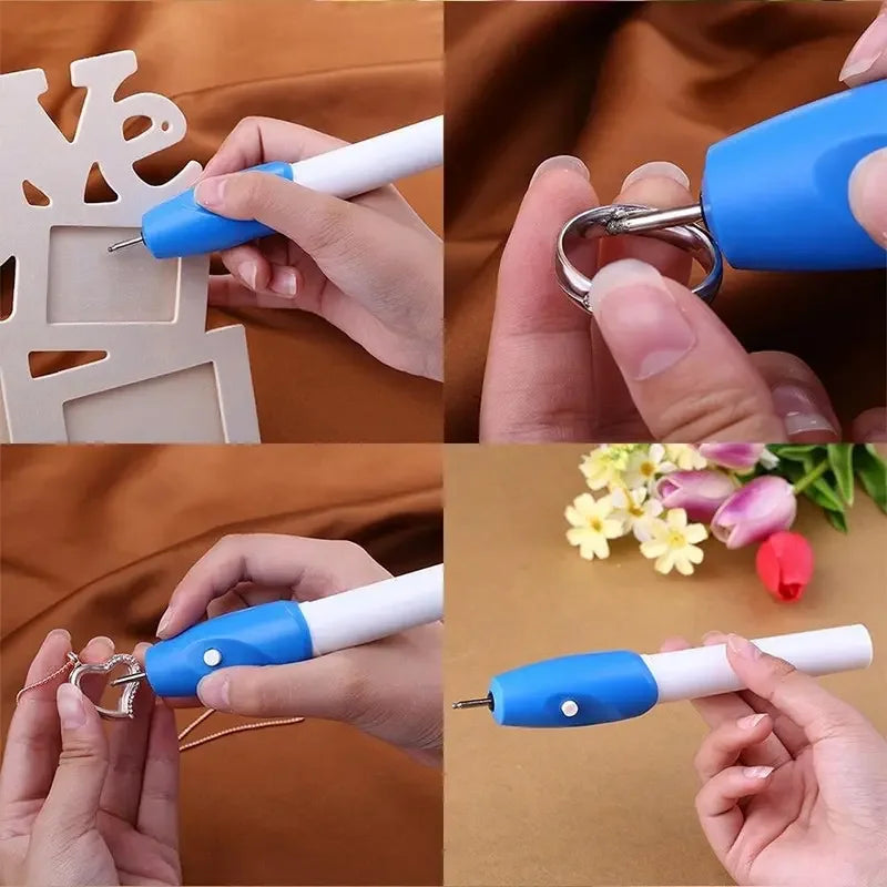 Mini Caneta Elétrica de Gravação para Metal, Madeira, Vidro e Plástico