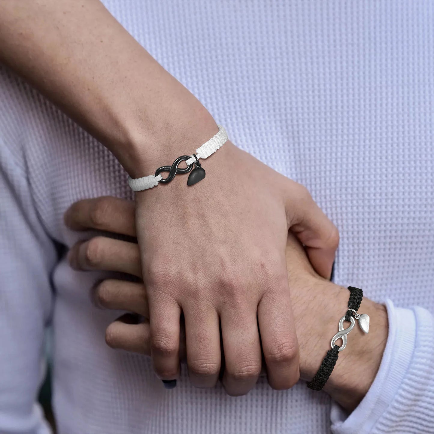 Par de Pulseiras em Paracord Infinito
