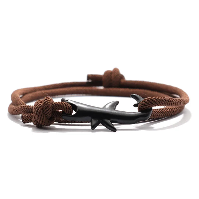 Pulseira Masculina Paracord Shark